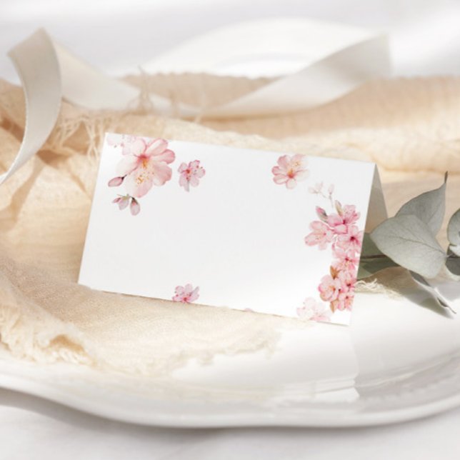 Elégante carte mariage de fleurs de cerisier (Créateur téléchargé)