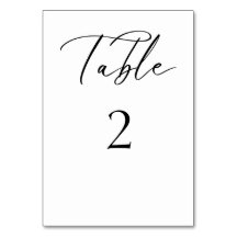Élégante carte Mariage de script noir et blanc