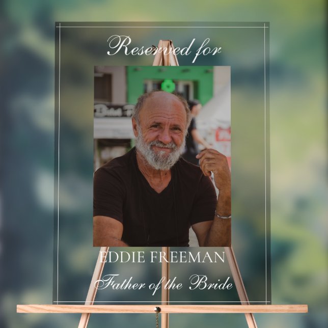 Élégante Chaise commémorative de mariage Vignette  (Neutre)