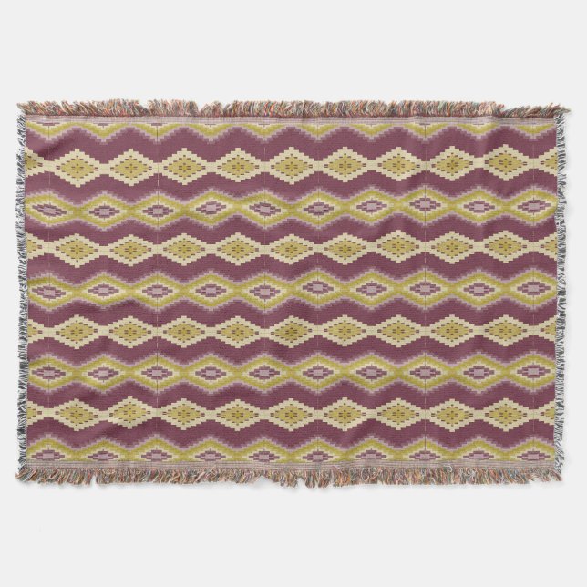 Élégante couverture d'impression à lancer en Plum  (Devant)
