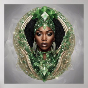 Élégante Dame- Poster