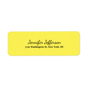 Élégante écriture moderne à la main simple Jaune