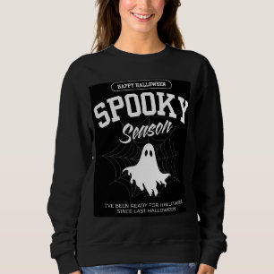 Élégante Éffrayante Fantôme Halloween Sweatshirt f
