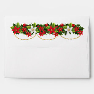 Élégante enveloppe de Noël vintage