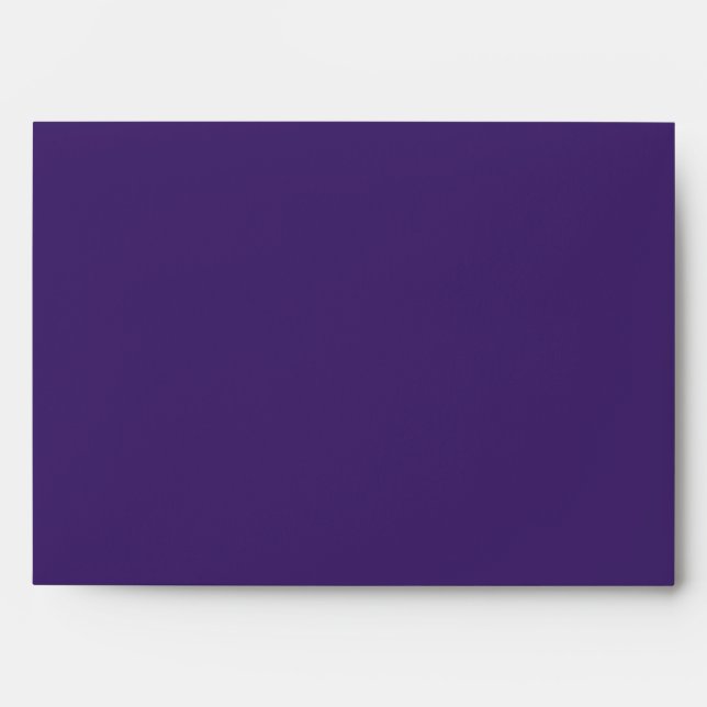 Élégante Enveloppe Mariage de nuit violet gothique (Devant)