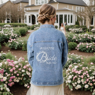 Élégante et personnalisée Elegant Bride Squad Brid
