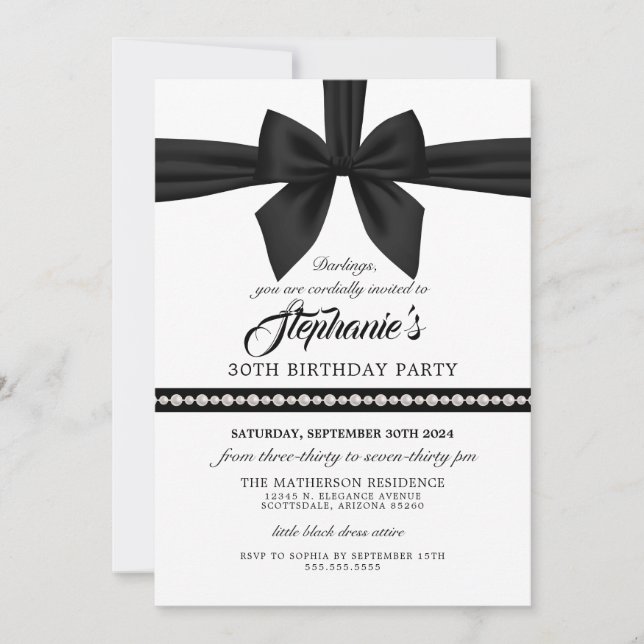 Elégante Fancy Tiffany Invitation Anniversaire (Devant)