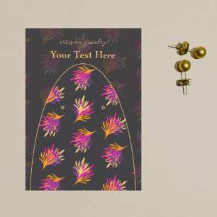 Élégante Fermes Abstraites Carte d'affichage sur b