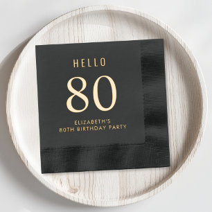 Elégante fête du 80e anniversaire