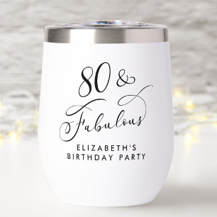Elégante fête du 80e anniversaire