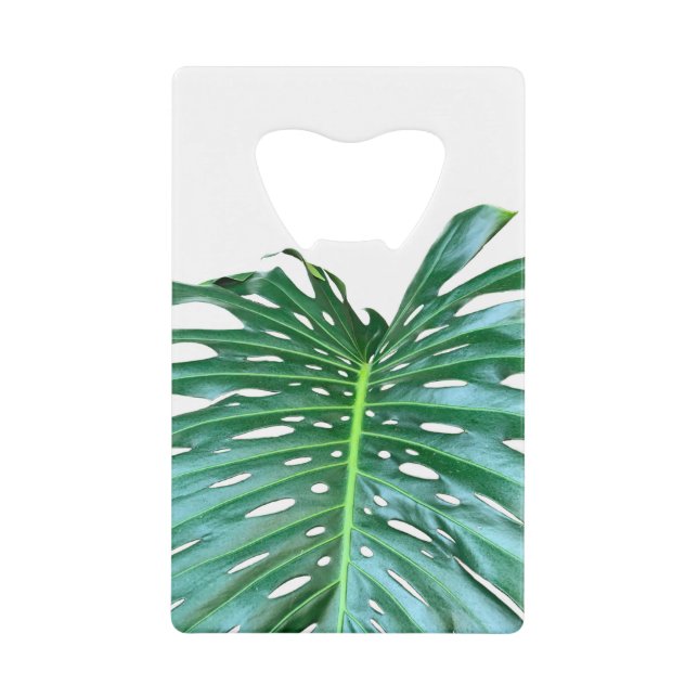 Elégante feuille de palmier tropicale jungle tropi (Devant)