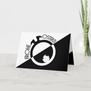 Elegante frohe Ostern für Deine Liebsten! Card