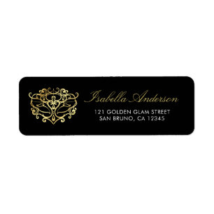 Elégante Gold & Black Masquerade Surprise Party