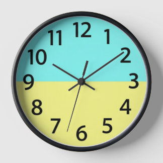 Élégante horloge murale minimaliste