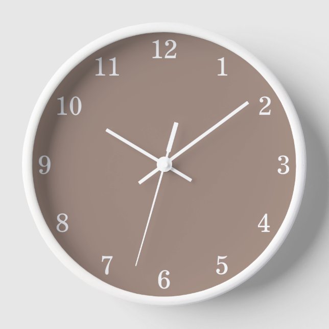 Élégante horloge murale minimaliste (Recto)