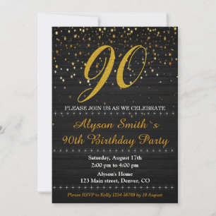 Elégante invitation d'anniversaire Adulte femme in
