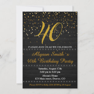 Elégante invitation d'anniversaire Adulte femme in