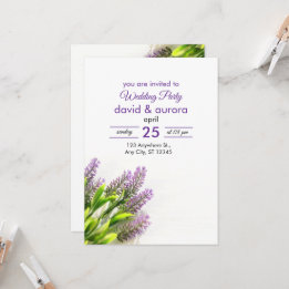 Elégante invitation de mariage