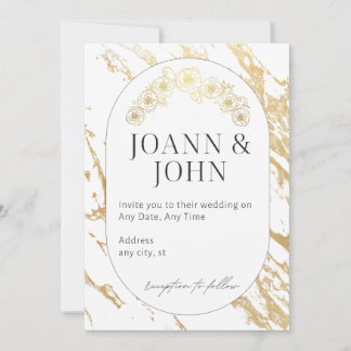 Elégante invitation de mariage