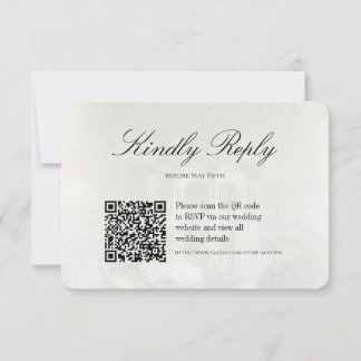 Élégante invitation de mariage à peinture à l'huil