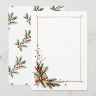 Élégante invitation de mariage de fêtes avec garni