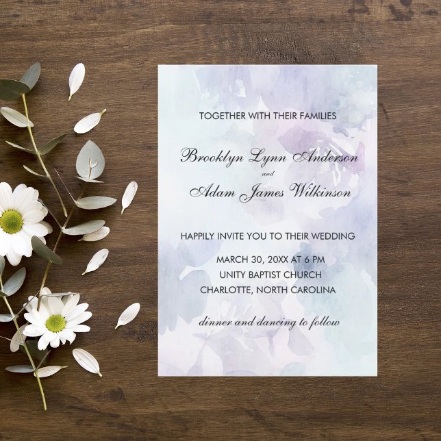 Elégante invitation de mariage de Pâques (Créateur téléchargé)