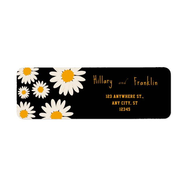 Elégante marguerite d'été Floral Romantique Person (Devant)