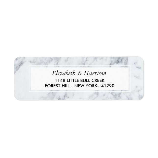 Elégante Mariage en marbre Vintage (Devant)