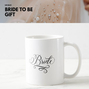Élégante mariée classique Mug noir et blanc