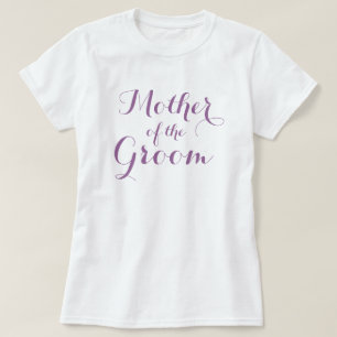 Élégante mère des t-shirts du marié Lavande