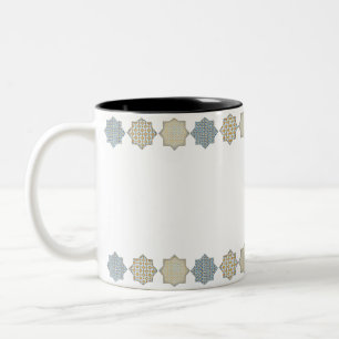 Elégante Motif Mug en mosaïque arabesque"