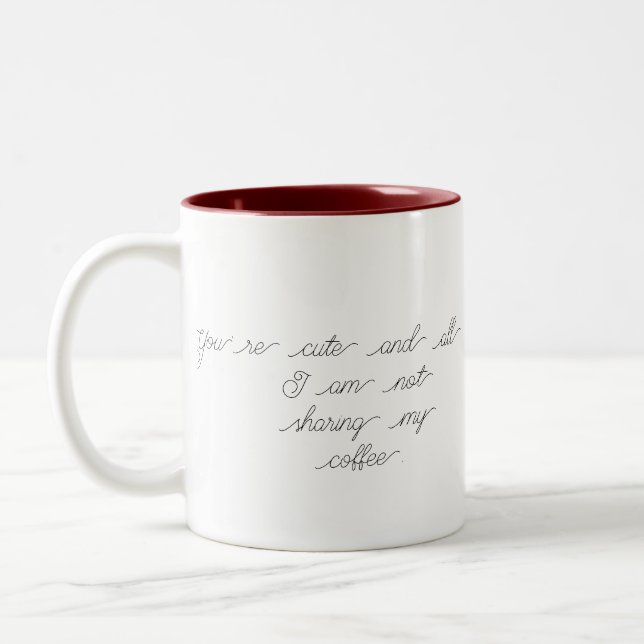 Elégante Mug de café - Cadeau parfait pour les ama (Gauche)