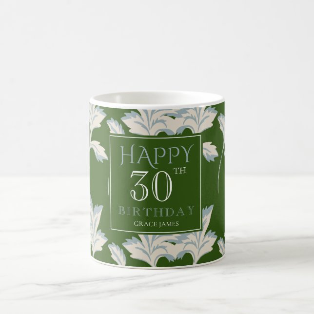 Elégante Mug de café d'anniversaire (Centre)