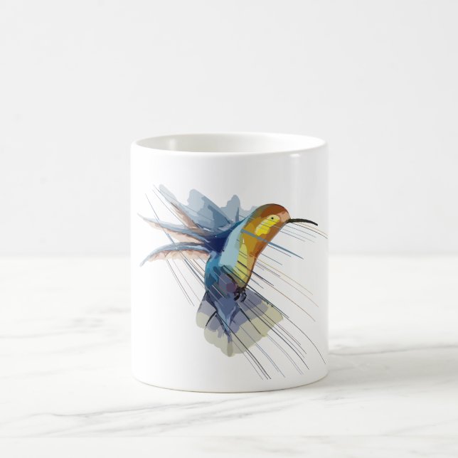 Élégante Mug en céramique de colibri (Centre)