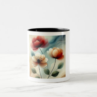 Élégante Mug Floral Art