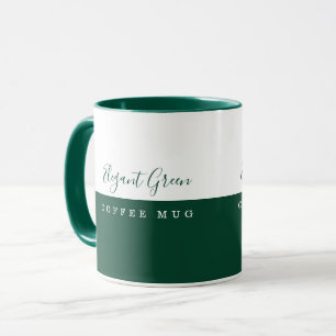 Élégante Mug verte