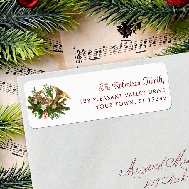 Élégante musique de Noël Corne française Adresse d (Créateur téléchargé)