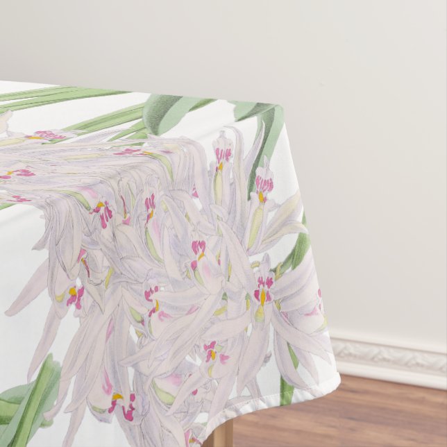 Élégante nappe Florale Pastel Pink Lilies (In Situ)