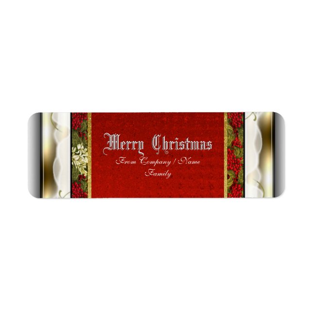 Elégante neige traditionnelle de Noël (Devant)