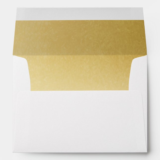 Élégante Parties scintillant d'or Faux Enveloppe d (Dos (Bas))