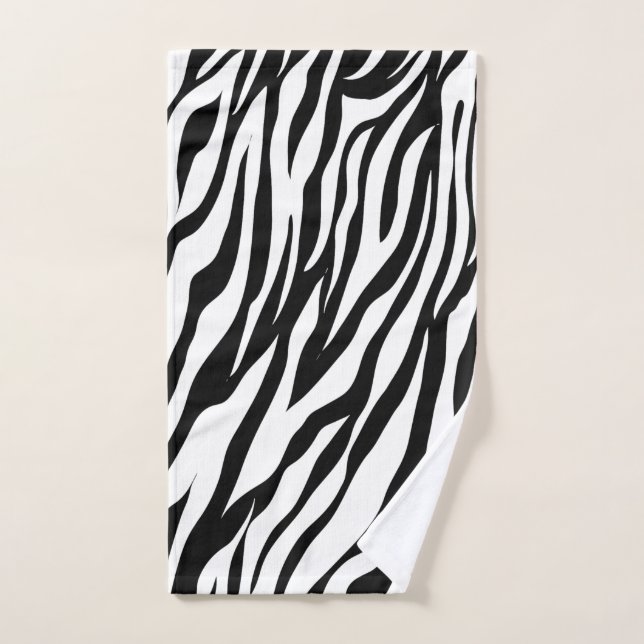 Elégante peau de zèbre (Serviette à main)