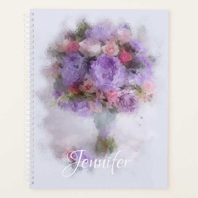 Élégante peinture à l'huile de fleurs Modèles mode (Devant)