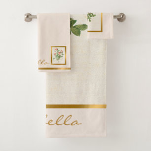 Elégante Personnaliser Florale Vintage Couleur Et
