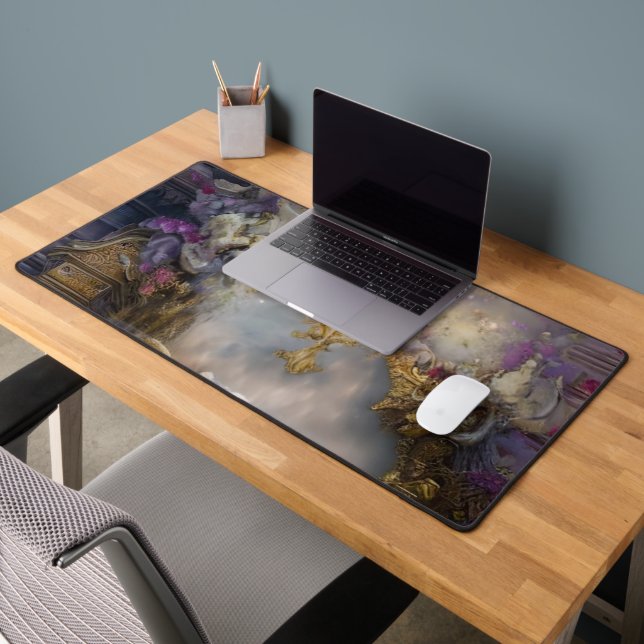 Élégante Porte d'or céleste, Texte Or (Bureau 2)