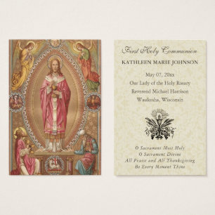 Élégante Première sainte communion Souvenir Saint