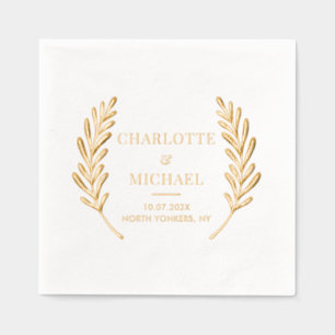 Elégante Réception de mariage Monogramme personnal