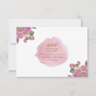 Élégante réponse romantique rose poussiéreux flora