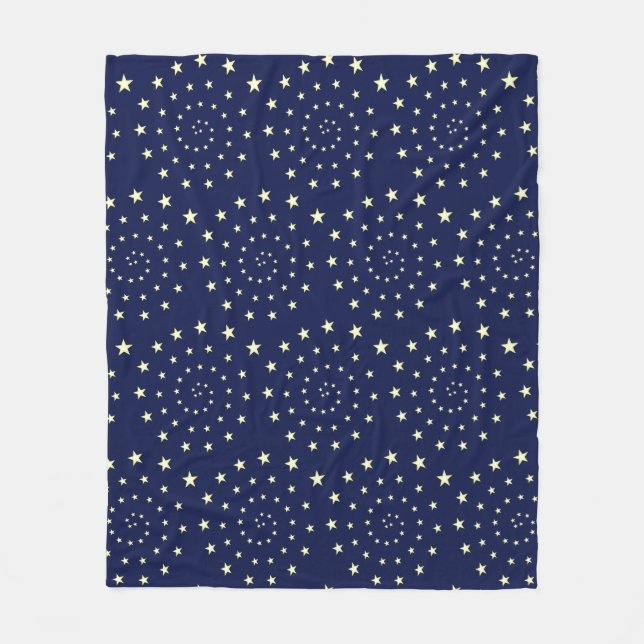 Élégante spirale d'étoiles sur la couverture en po (Devant)