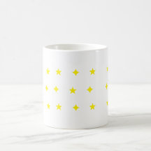 Elégante Star & Sparkle Motif Mug