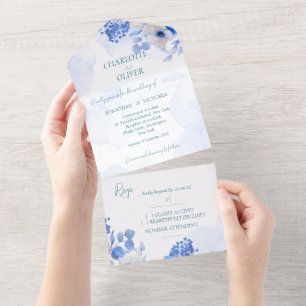 Élégante Suite de Faire-Part de Mariage Tout-Compr